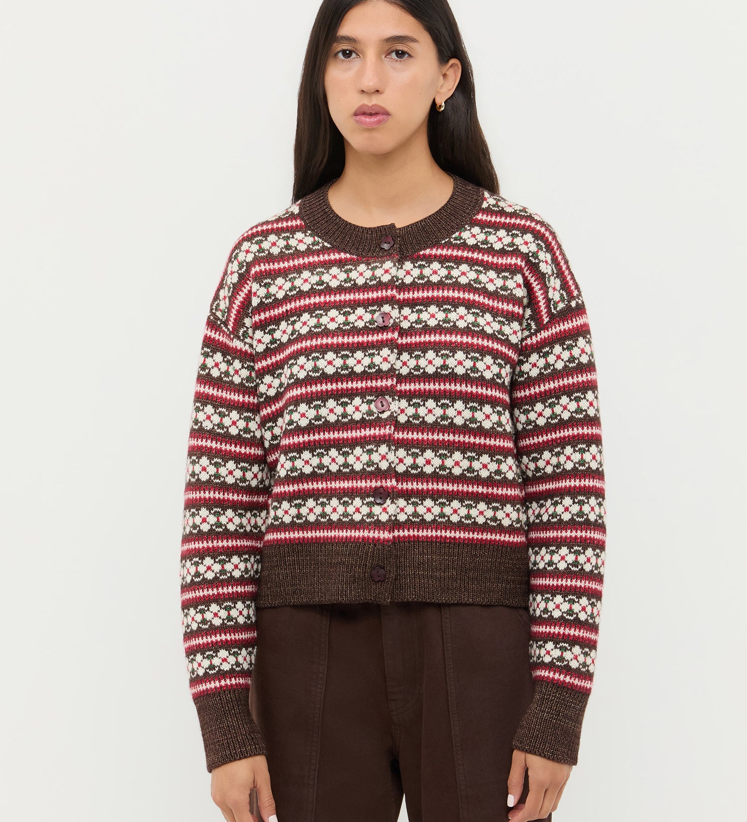Loeffler Randall - Idris Intarsia Cardigan