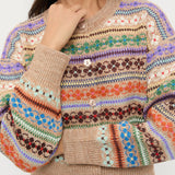 Loeffler Randall - Idris Intarsia Cardigan
