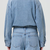 Agolde - Nile Denim Blouson Jacket in Space