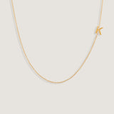 Kinn - Asymmetrical Single Initial Necklace
