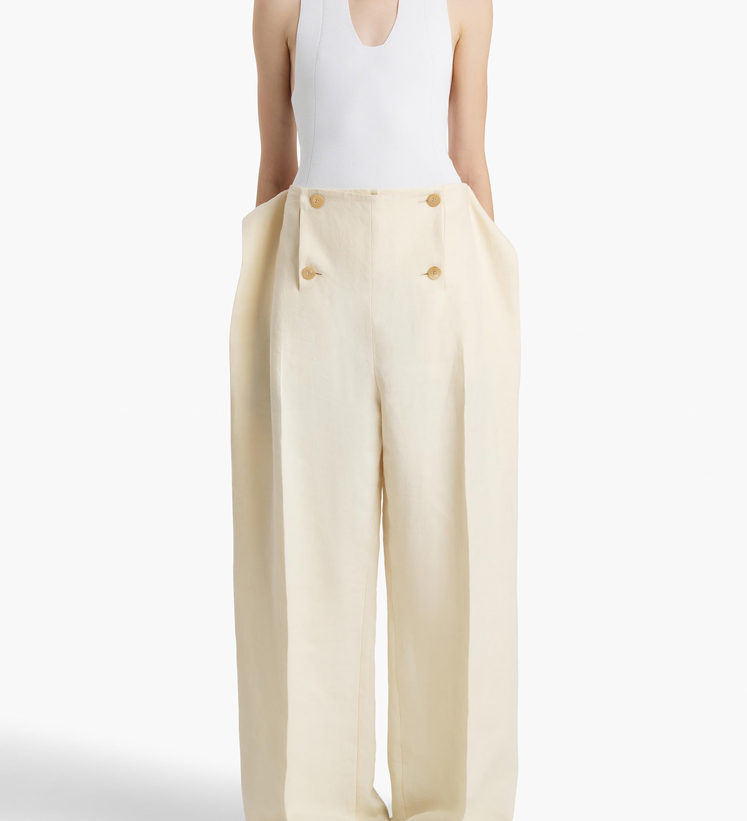 Khaite - Ila Pant in Natural
