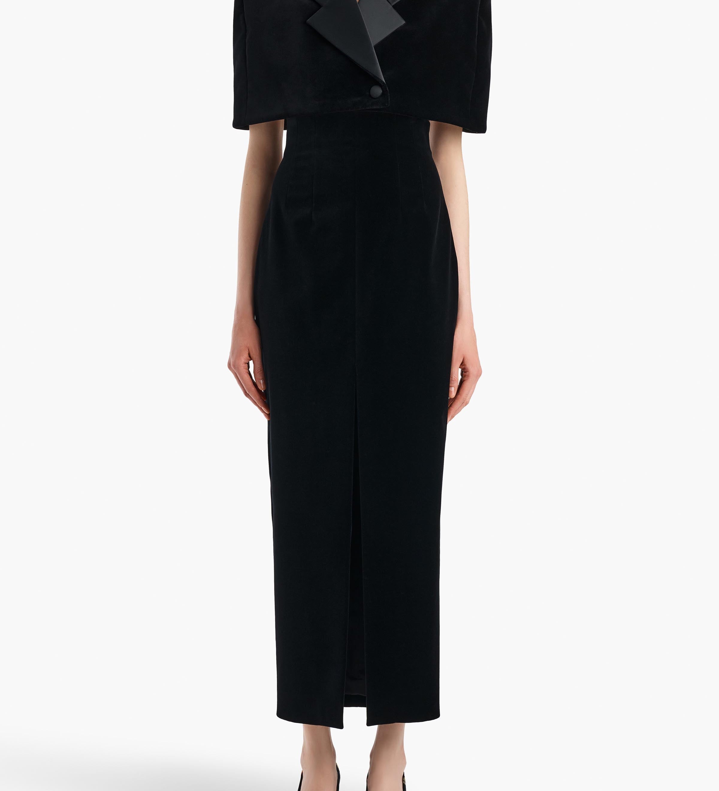 Khaite - Ilora Jacket in Black Velvet