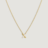 Kinn - Two Toned Eternal Bond X Diamond Necklace
