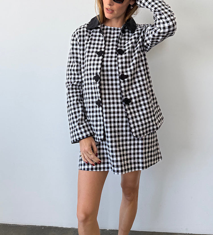 Ciao Lucia - Indus Gingham Dress