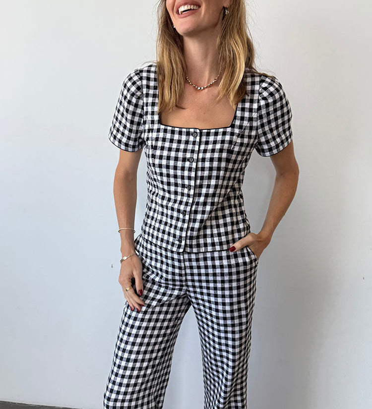 Ciao Lucia - Orlando Gingham Pant