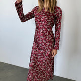 Ciao Lucia - Gaia Ruby Silk Dress