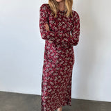 Ciao Lucia - Gaia Ruby Silk Dress