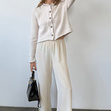 Ciao Lucia - Dita Pant Ivory Silk