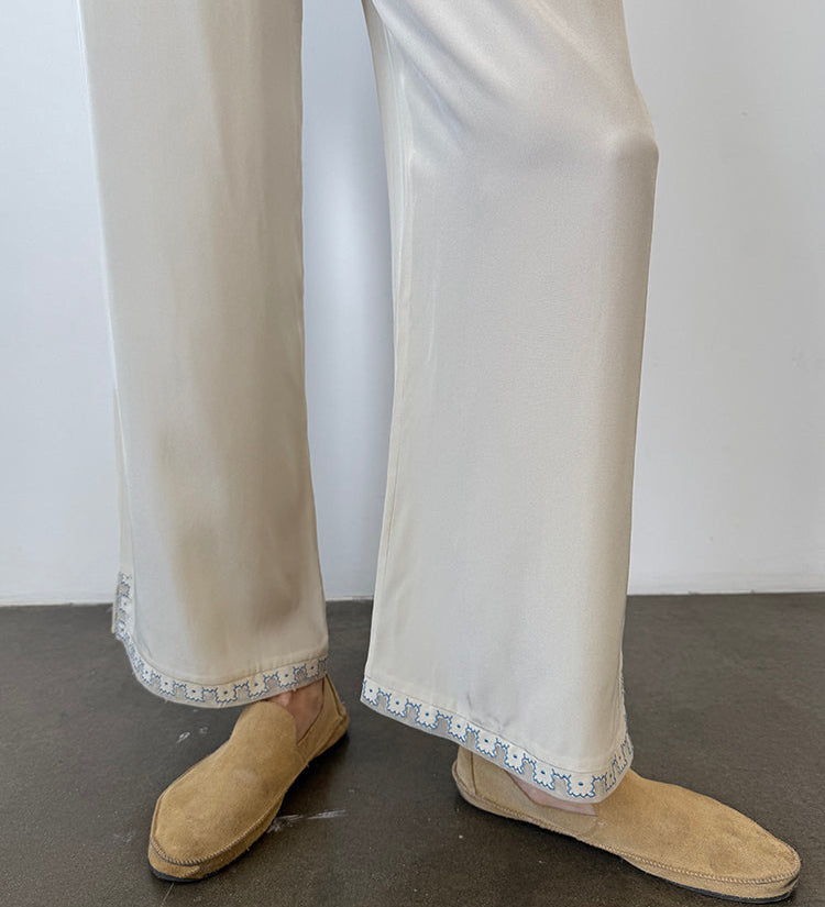 Ciao Lucia - Dita Pant Ivory Silk