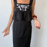 Ciao Lucia - Katarina Black Satin Top