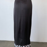 Ciao Lucia - Elly Black Satin Skirt