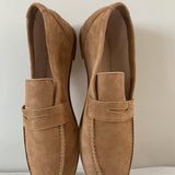 Jamie Haller - The Penny Loafer in Clove Suede