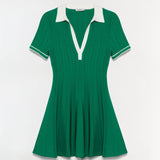 Simkhai - Page Knit Polo Mini Dress