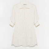 Simkhai - Freya Embroidered Linen Mini Dress