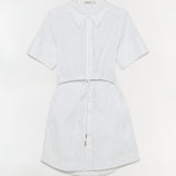 Simkhai - Marcy Cotton Mini Shirt Dress