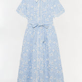 Simkhai - Audria Belted Linen Midi Dress