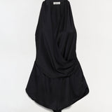 Simkhai - Halia Draped Satin Romper