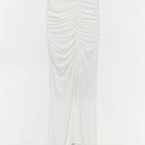 Simkhai - Juna Draped Jersey Midi Skirt