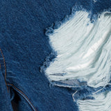 Simkhai - Erie High Waist Distressed Denim Pant