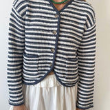 Ciao Lucia - Herta Stripe Knit Jacket