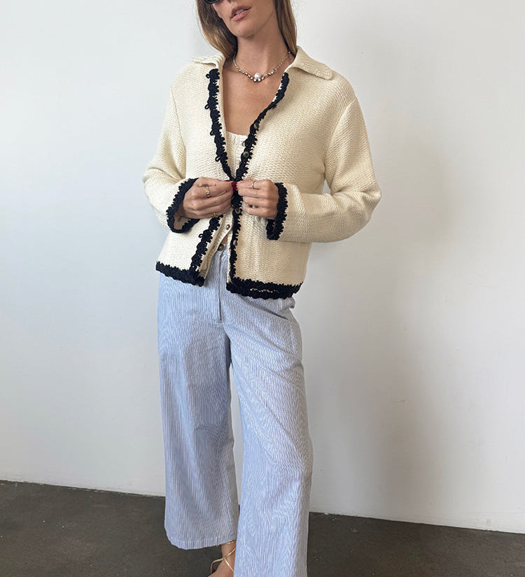Ciao Lucia - Orlando Stripe Cotton Pant