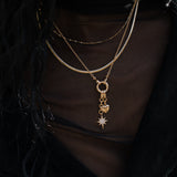 Kinn - Pavé Diamond North Star Pendant
