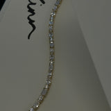 Kinn - Esme Fancy Shape Tennis Bracelet 4ctw Yellow Gold