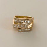 Kinn - Vintage Three Row Diamond Ring