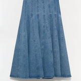 Simkhai - Taylan Structured Denim Midi Skirt