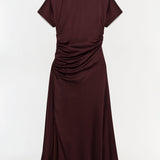 Simkhai - Marabella Draped Satin Midi Dress