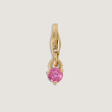 Kinn - Ma-eum Birthstone Charm Pink Tourmaline