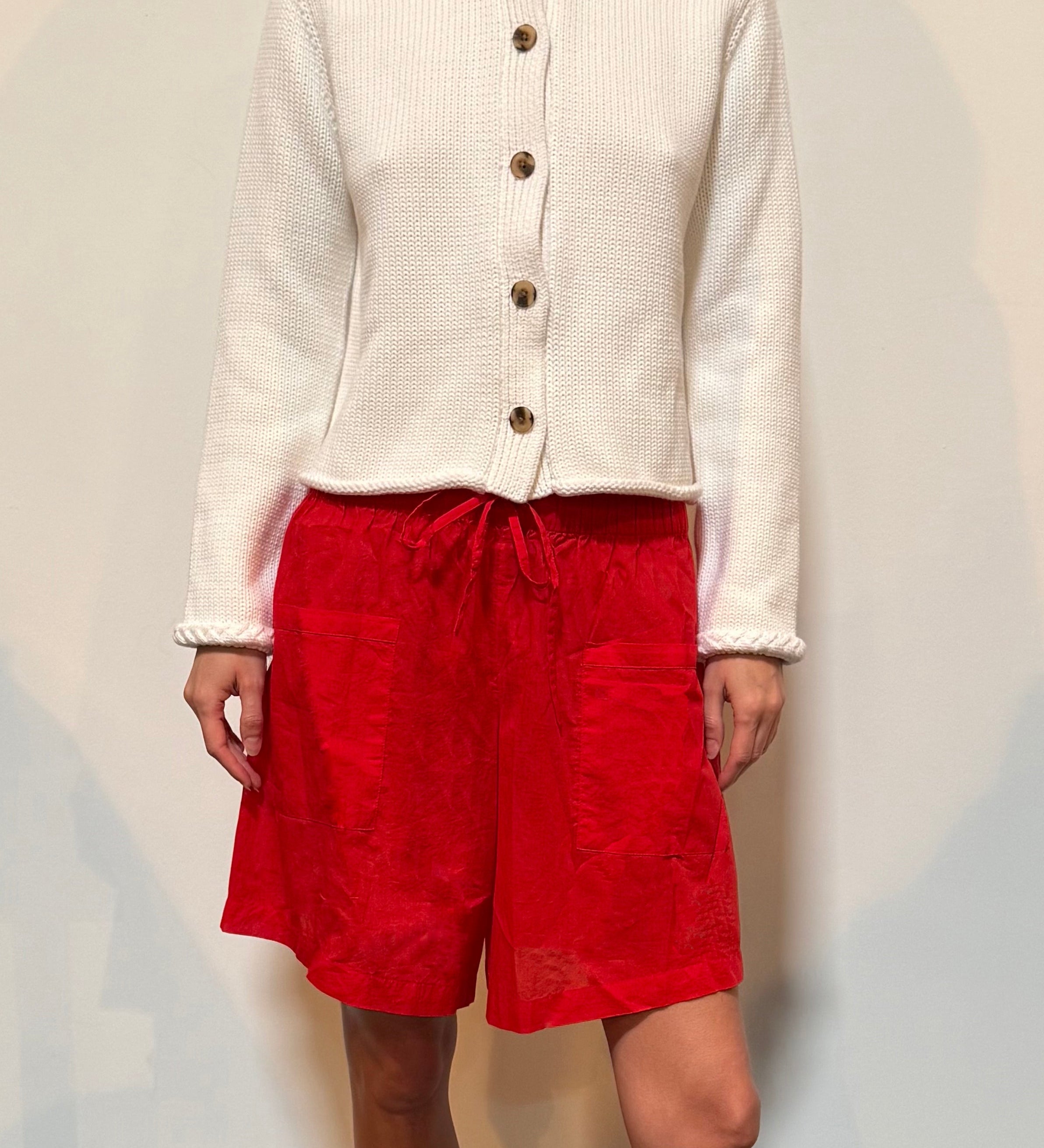 Ciao Lucia - Doris White Cotton Sweater