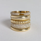 Kinn - Gloria Pavé Dome Ring Diamond