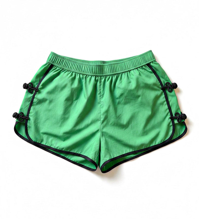 Ciao Lucia - Bibbi Green Kelly Poplin Short