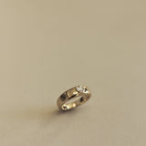 Kinn - Vintage Diamond Heart Dome Ring