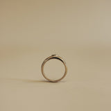 Kinn - Vintage Diamond Heart Dome Ring