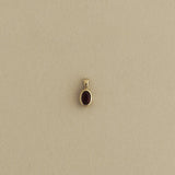 Kinn - Vintage Ruby Oval Pendant
