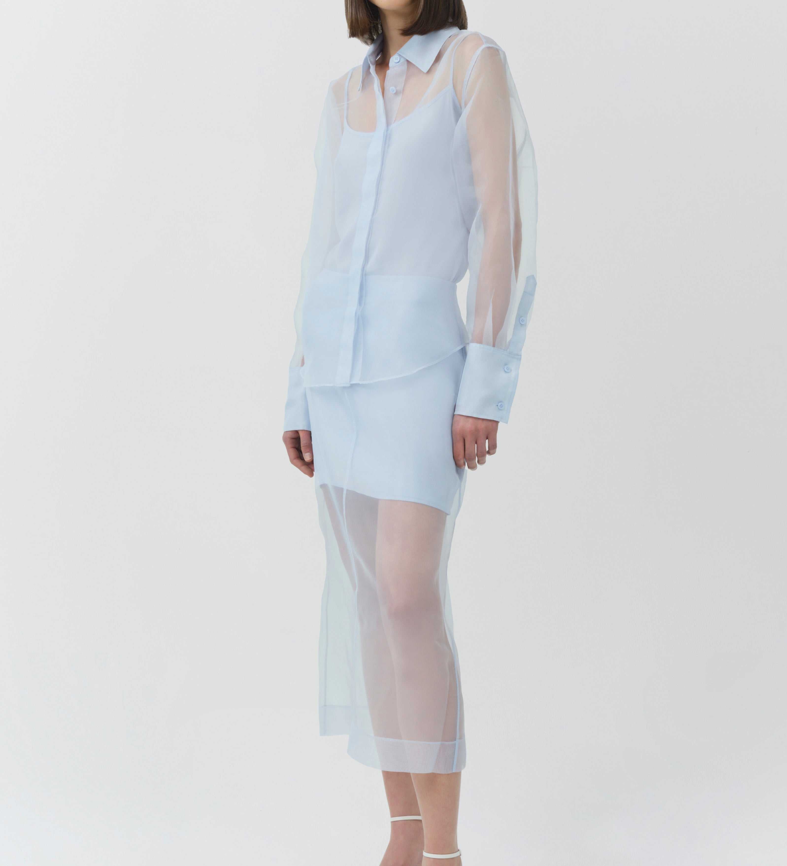 Simkhai - Dana Organza Midi Skirt