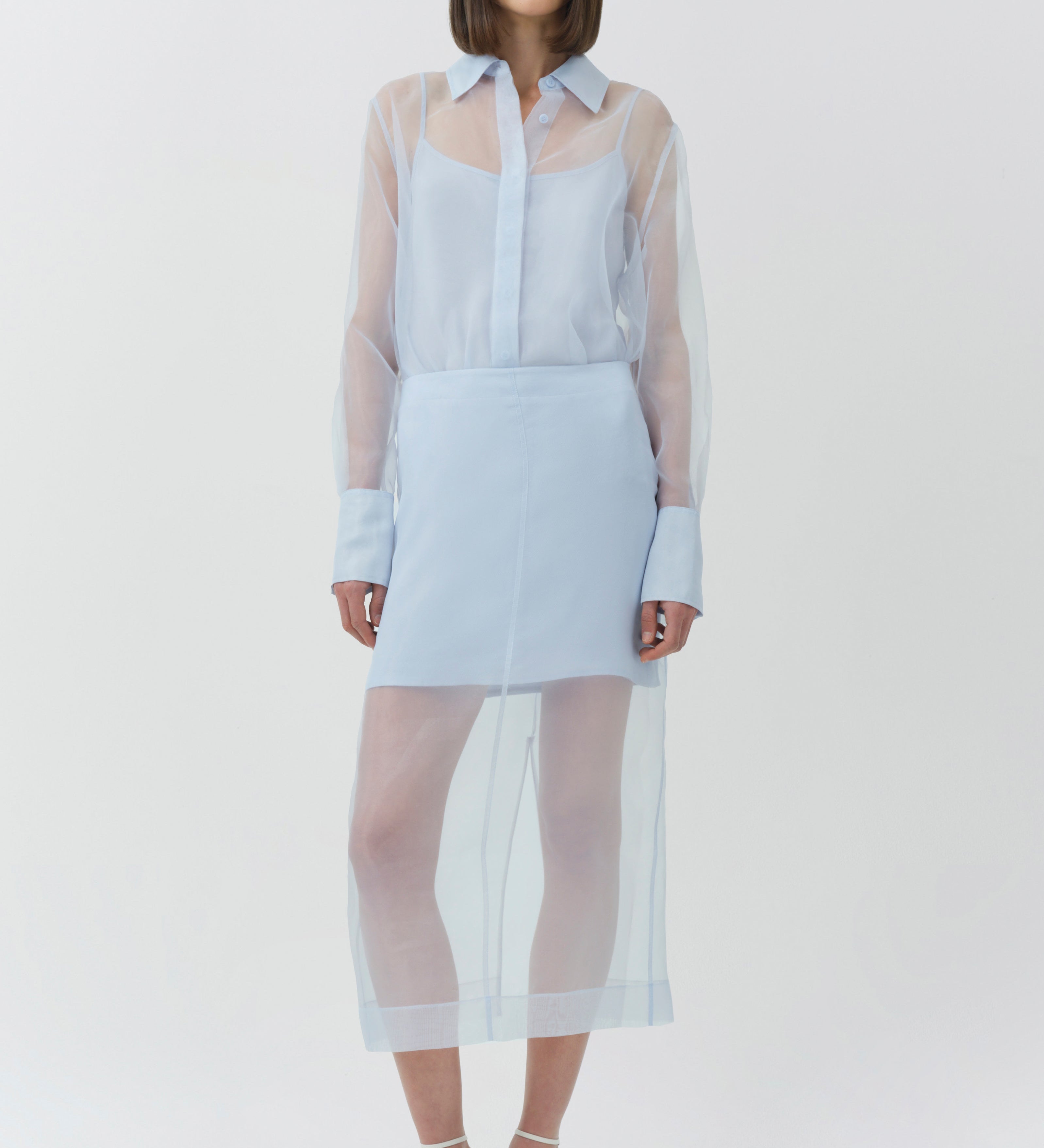 Simkhai - Dana Organza Midi Skirt
