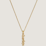 Kinn - Dear Kaia Vertical Nameplate Necklace