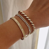 Kinn - Solis Ribbed IV Anniversary Bracelet