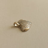 Kinn - Vintage Heart Line Diamond Pendant 10K