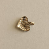 Kinn - Vintage Heart Line Diamond Pendant 10K