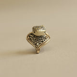 Kinn - Vintage Heart Charm Twist Pendant 10K Drop