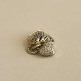 Kinn - Vintage Heart Charm Twist Pendant 10K Drop