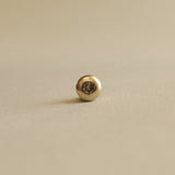 Kinn - Vintage Diamond Bold Bezel Pendant 14k