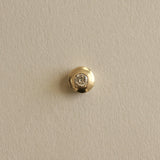 Kinn - Vintage Diamond Bold Bezel Pendant 14k