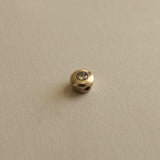 Kinn - Vintage Diamond Bold Bezel Pendant 14k