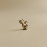 Kinn - Vintage Cat Pendant 14k