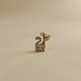 Kinn - Vintage Cat Pendant 14k